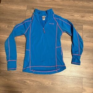 Avalanche Blue Jacket with Pink Highlights